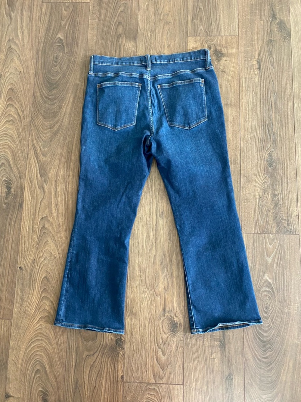 Madewell Deep Blue Flare Jeans - Picture 5 of 7